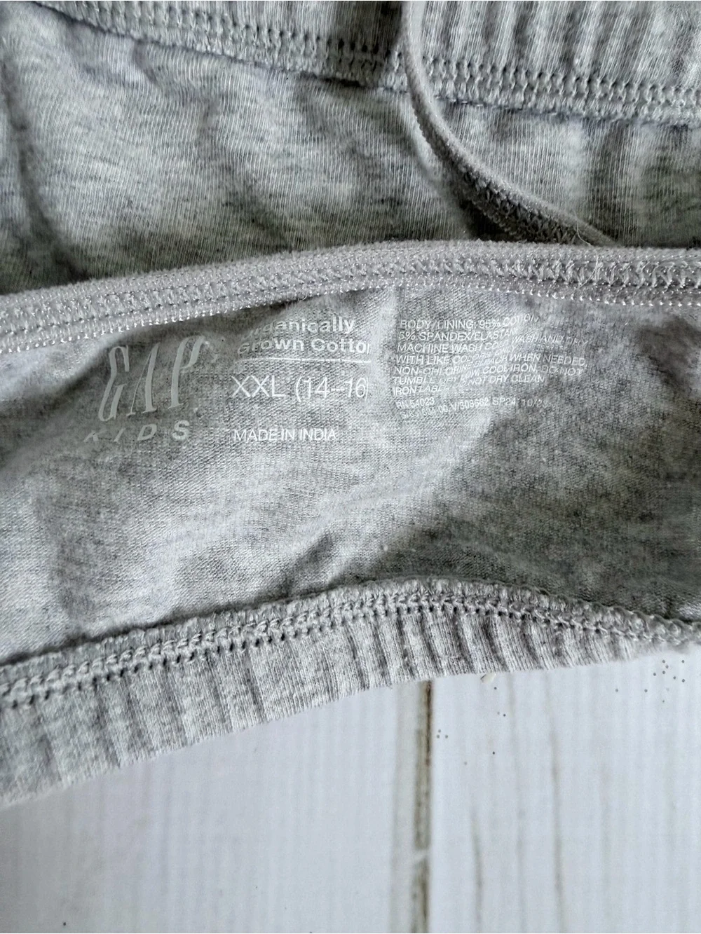 GAP Light Grey Organic Cotton Bralette - 2-Pack